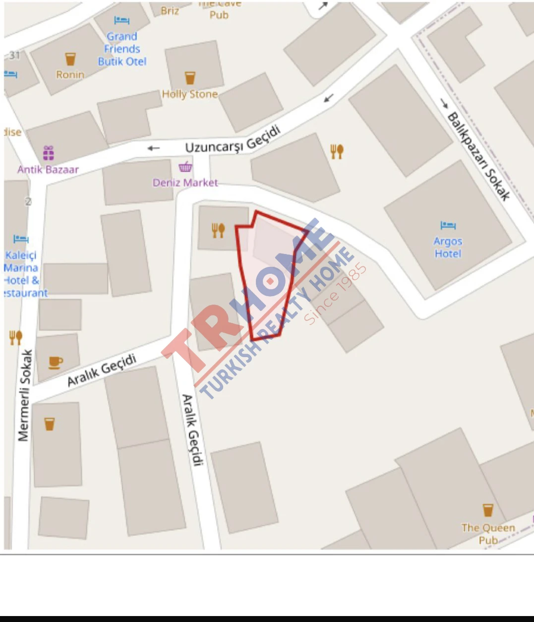 Antalya,Tarihi Kaleiçinde Arsa(302m²), Yatırım Fırsatı